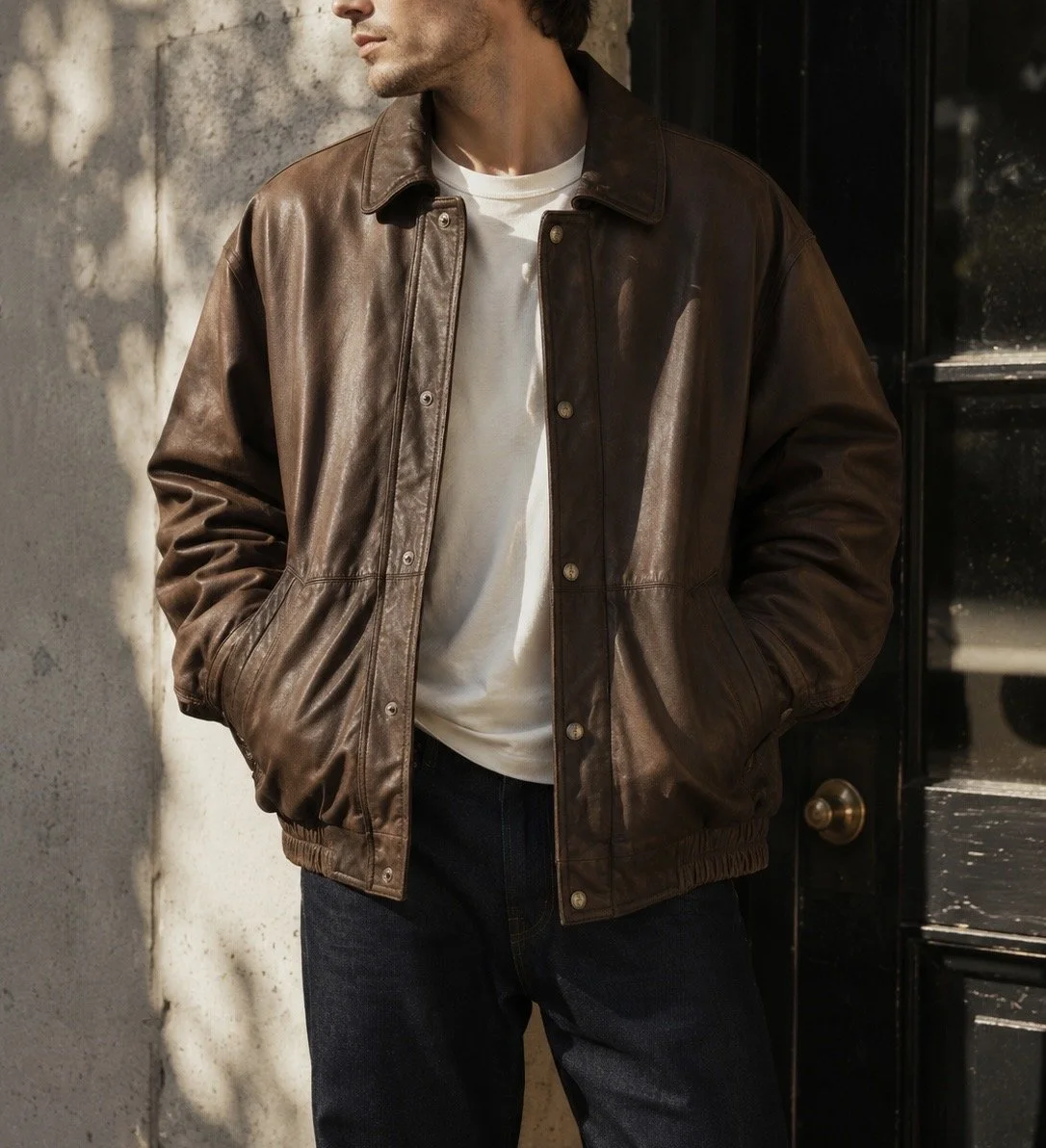 London Fog Men's Leather Jackert.jpg