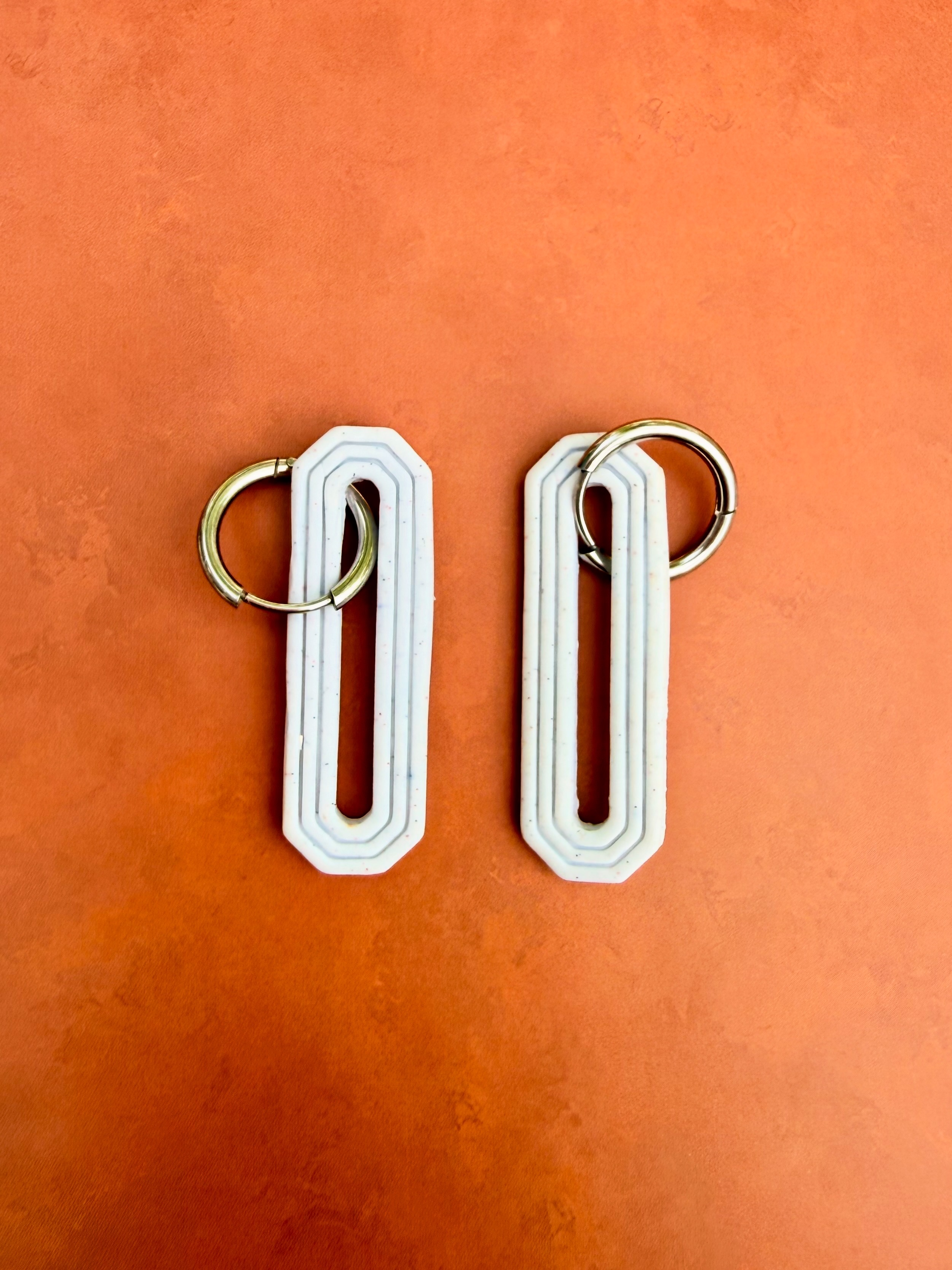 Modern Geometric Earrings — Interchangeable