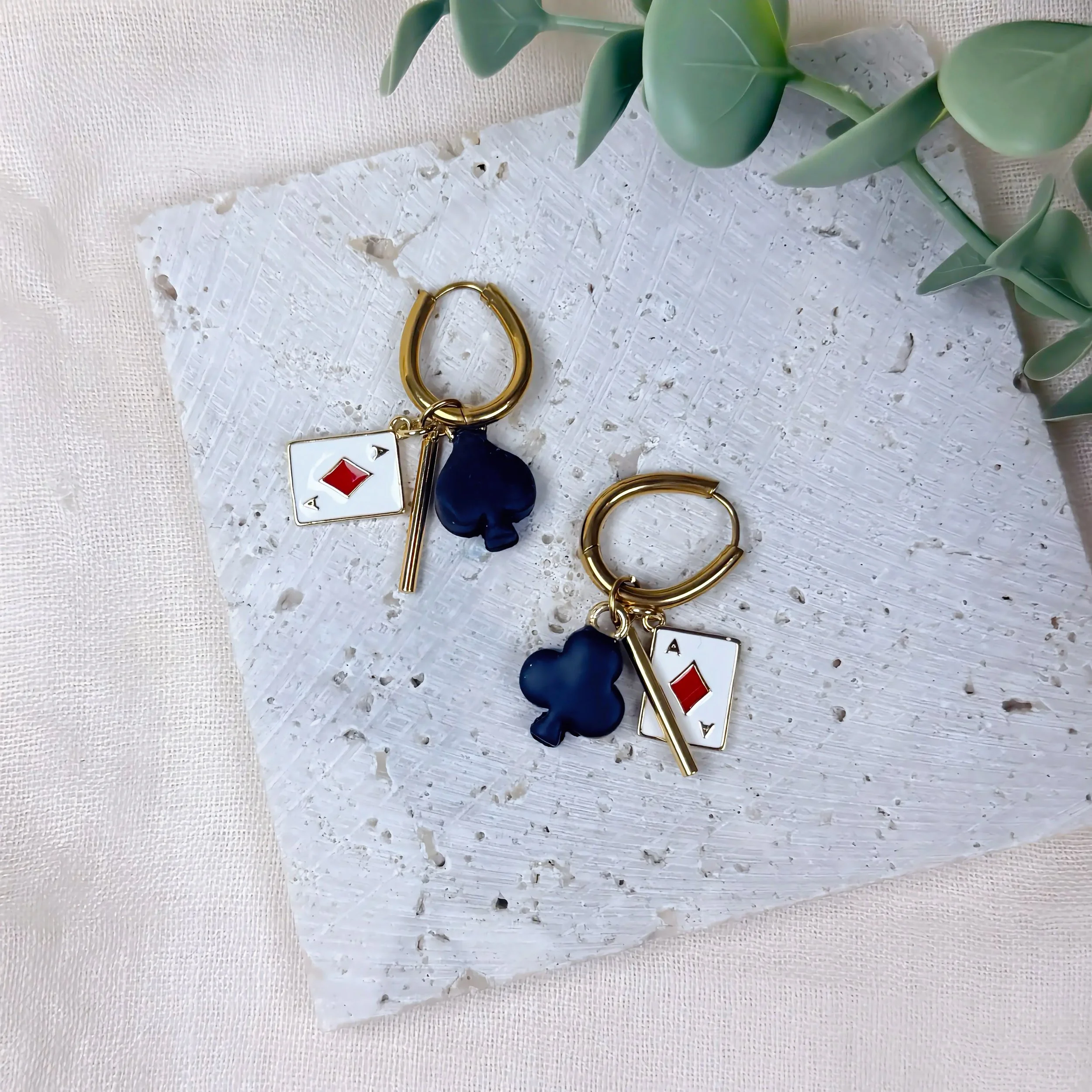 Lucky Ace Hoops