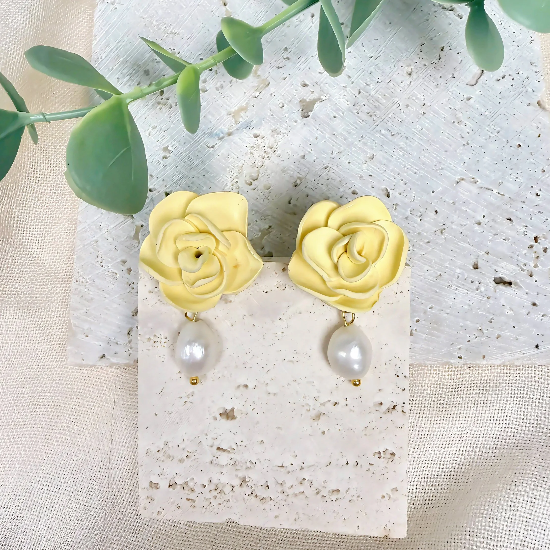 Paloma_Clay_Earrings_Yellow_Rose_Close.JPEG