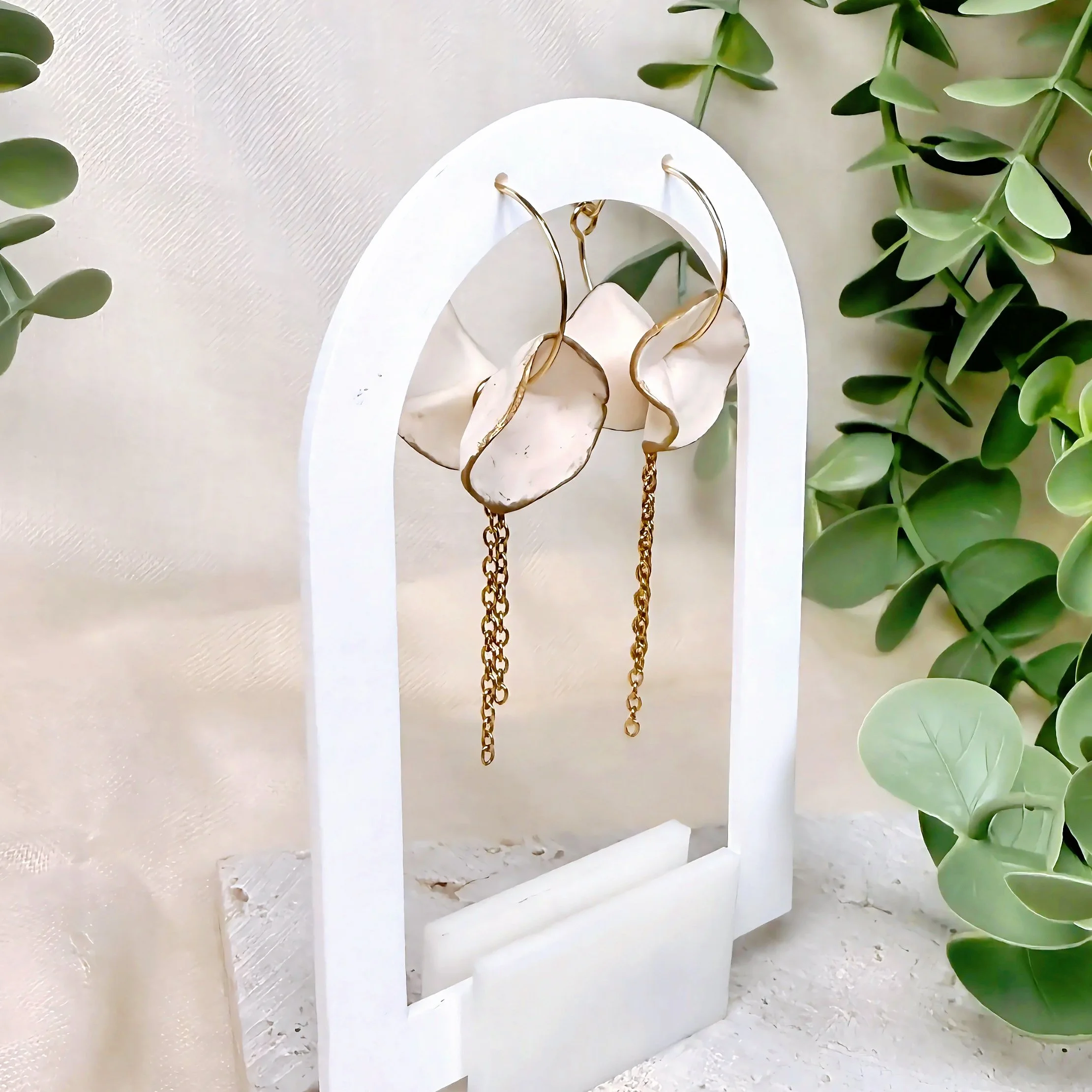 Paloma_Clay_Earrings_Modern_White_Cone_Side_Hoop.JPEG