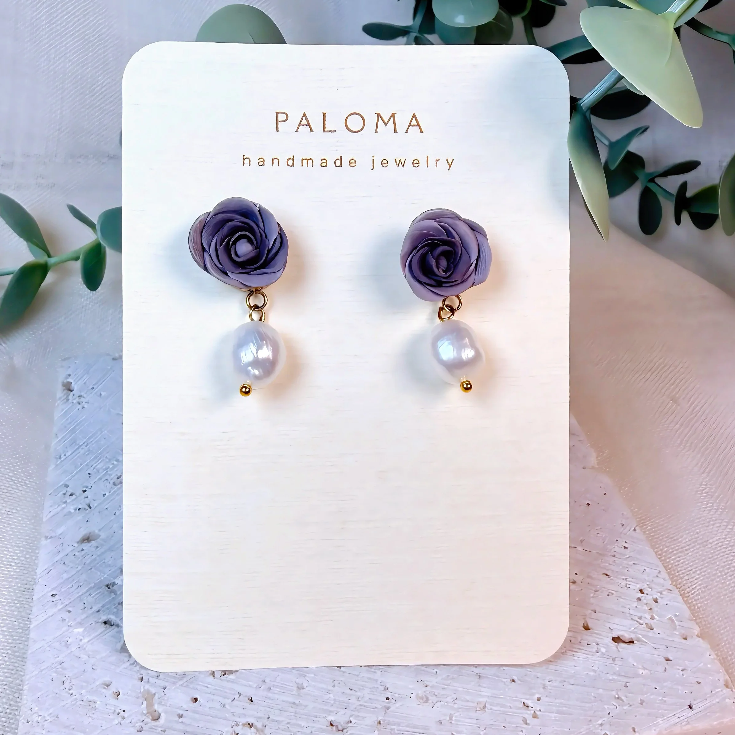 Dusk Rose Pearl Drop