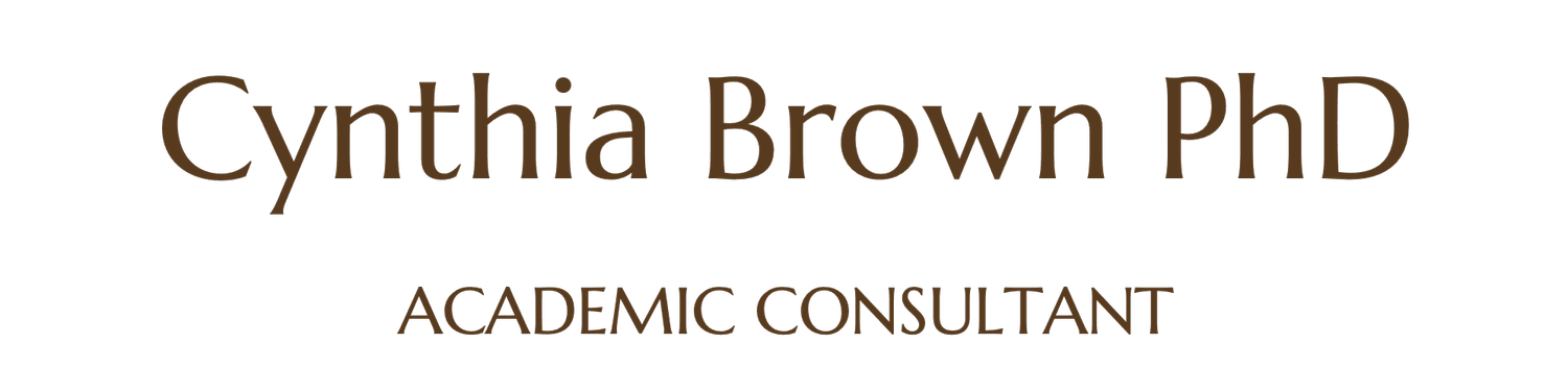 Dr Cynthia Brown PhD