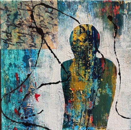 SOLD-mixed media