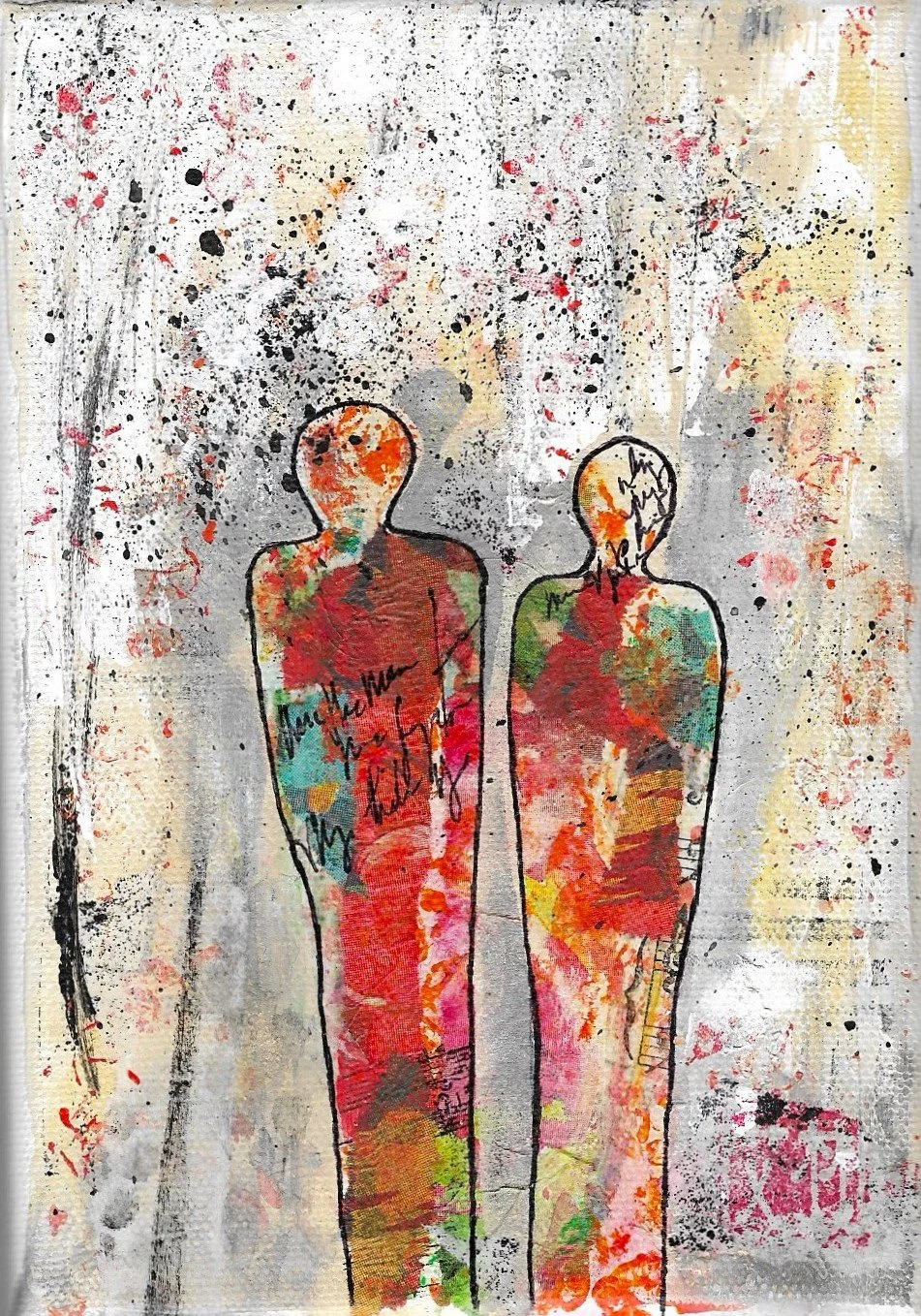 SOLD-mixed media
