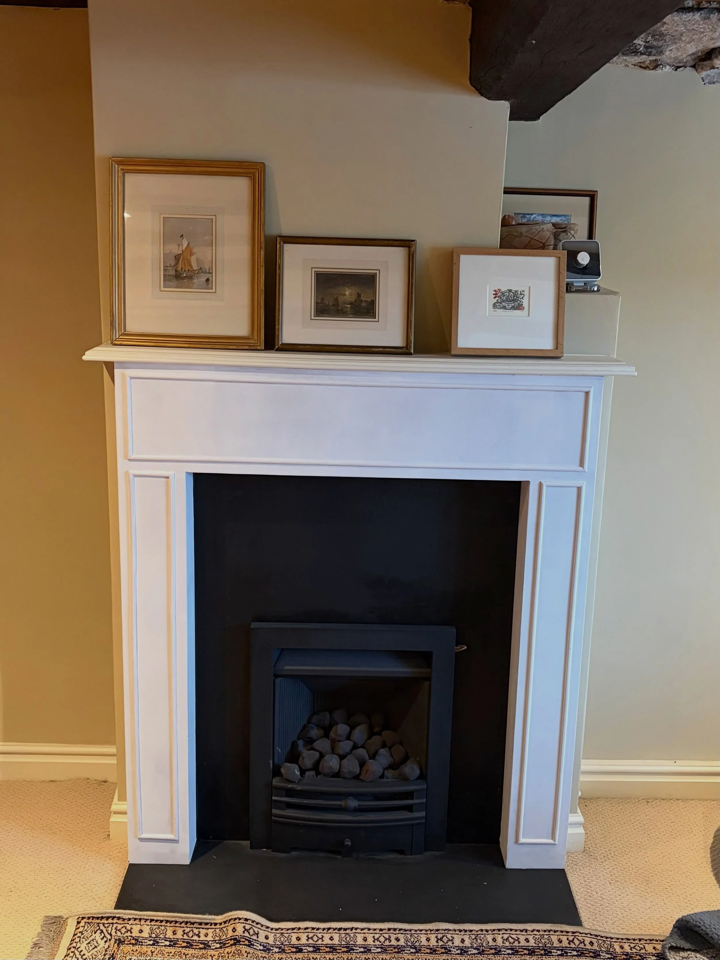 New Fire Place surround primed and ready for decoration and floating pantry shelves manufactured and fitted.

Enquire about your job: bailey@lambconstruction.co.uk