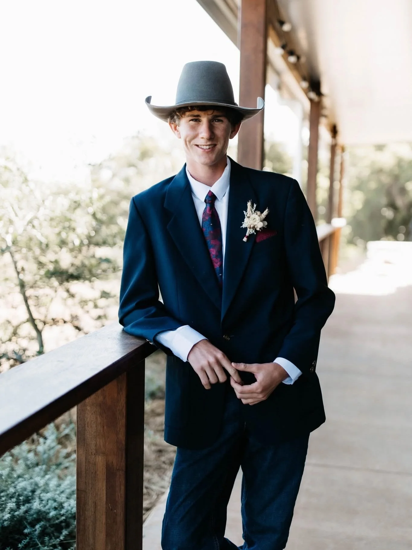 Ty 🎓🤎

 #schoolformal #graduation #highschool #Year12 #finalyear suits cowboyhat boots stbrendans yeppoon TheOrchard cqphotographer