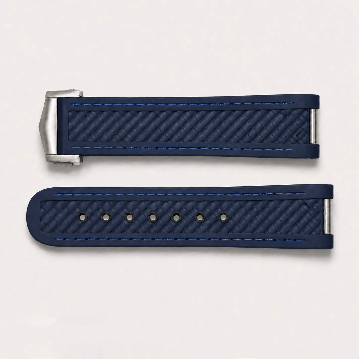 Blue with Blue Stitching Strap