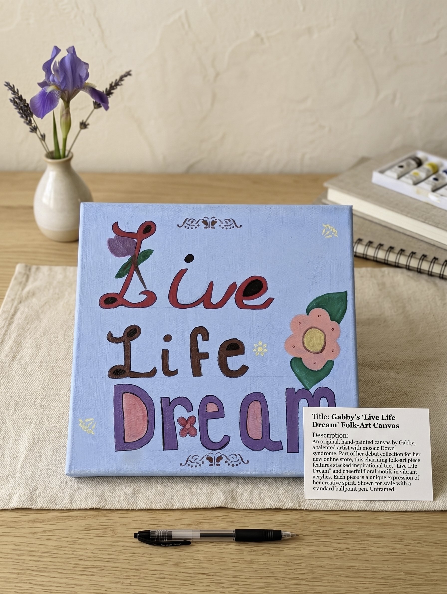 GABBY’S INSPIRE CANVAS: LIVE LIFE DREAM