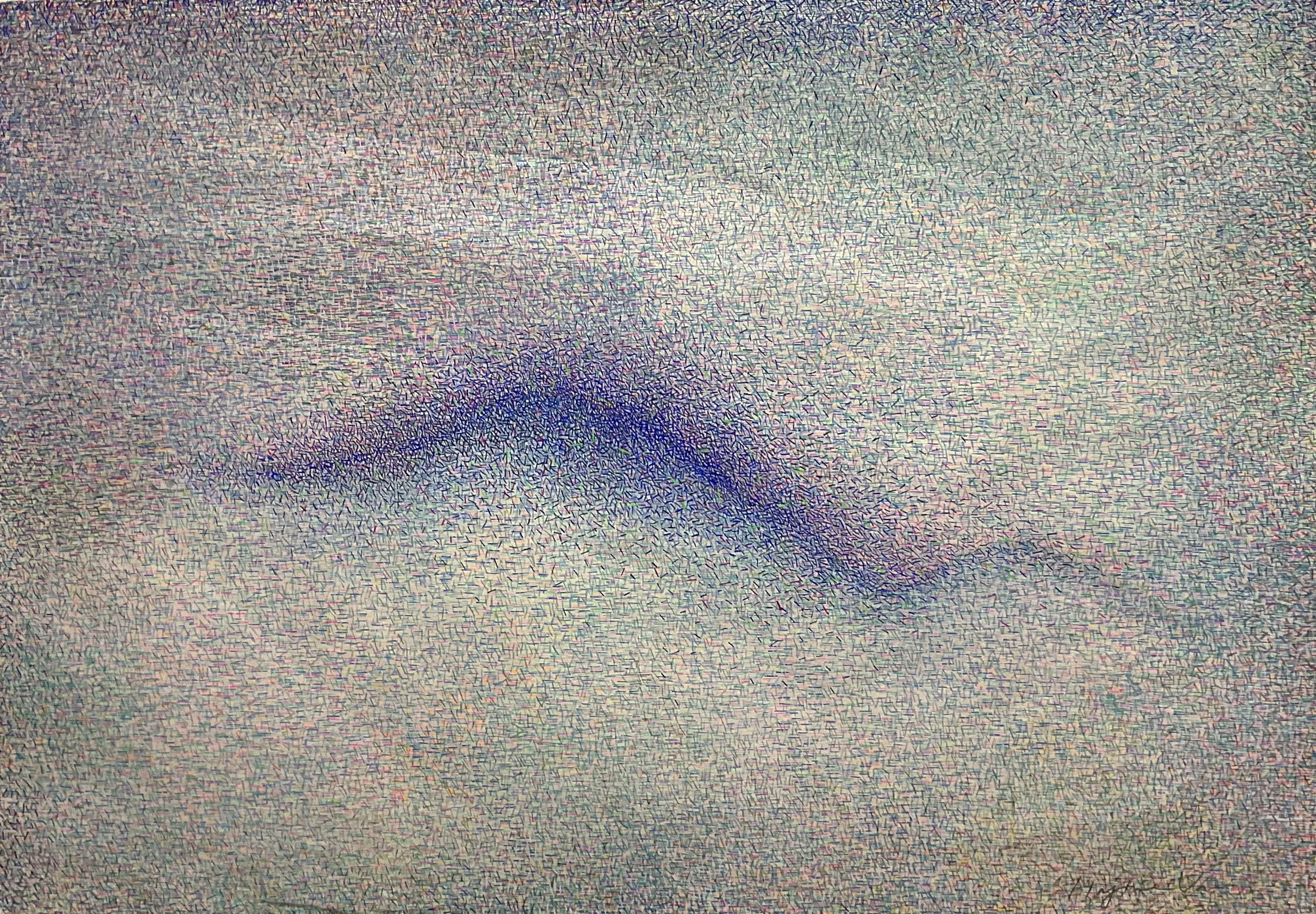 Zen painting 25, 2005, watercolor on paper, 46 × 67cm