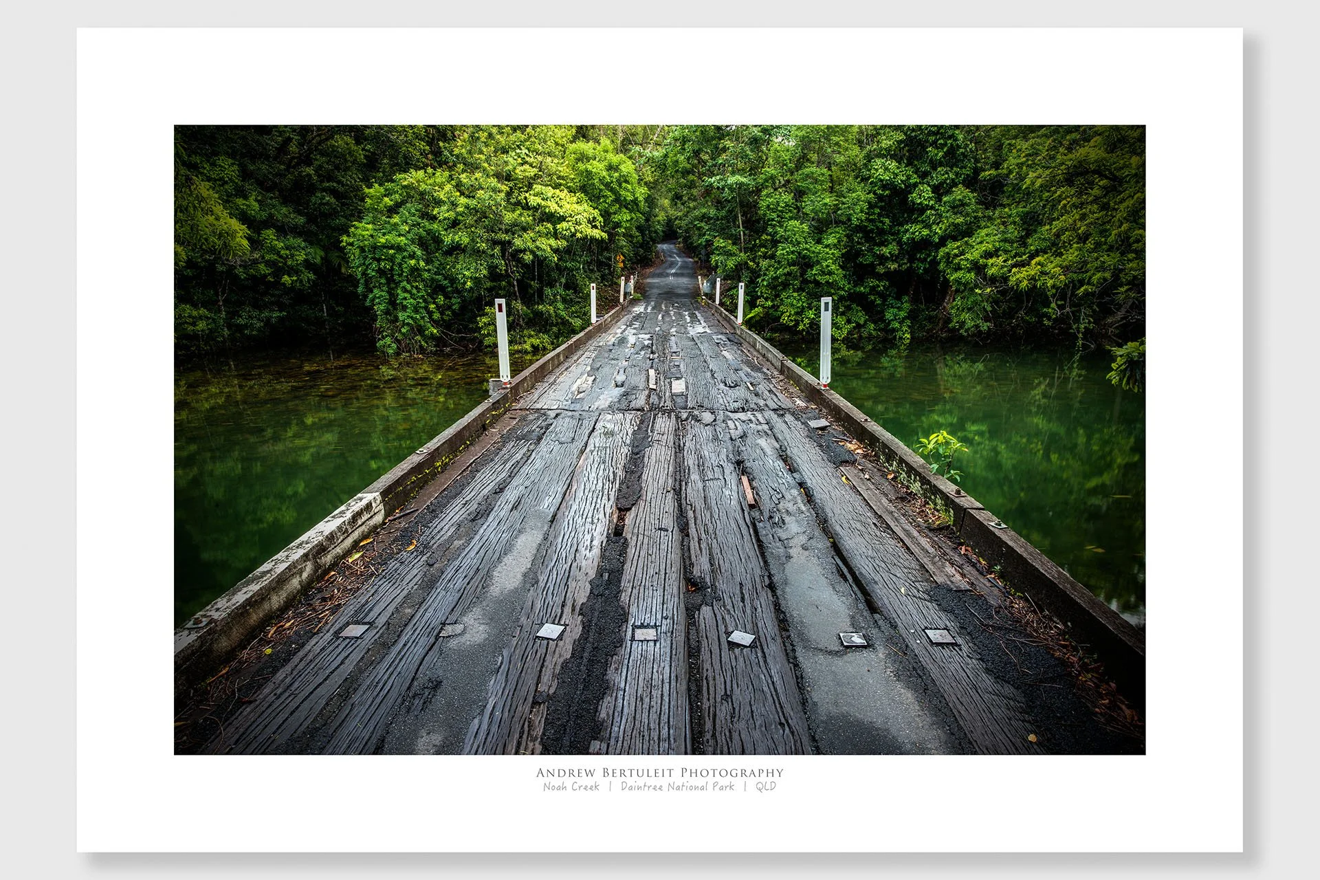 Noah Creek print with white border, ready for a standard frame
