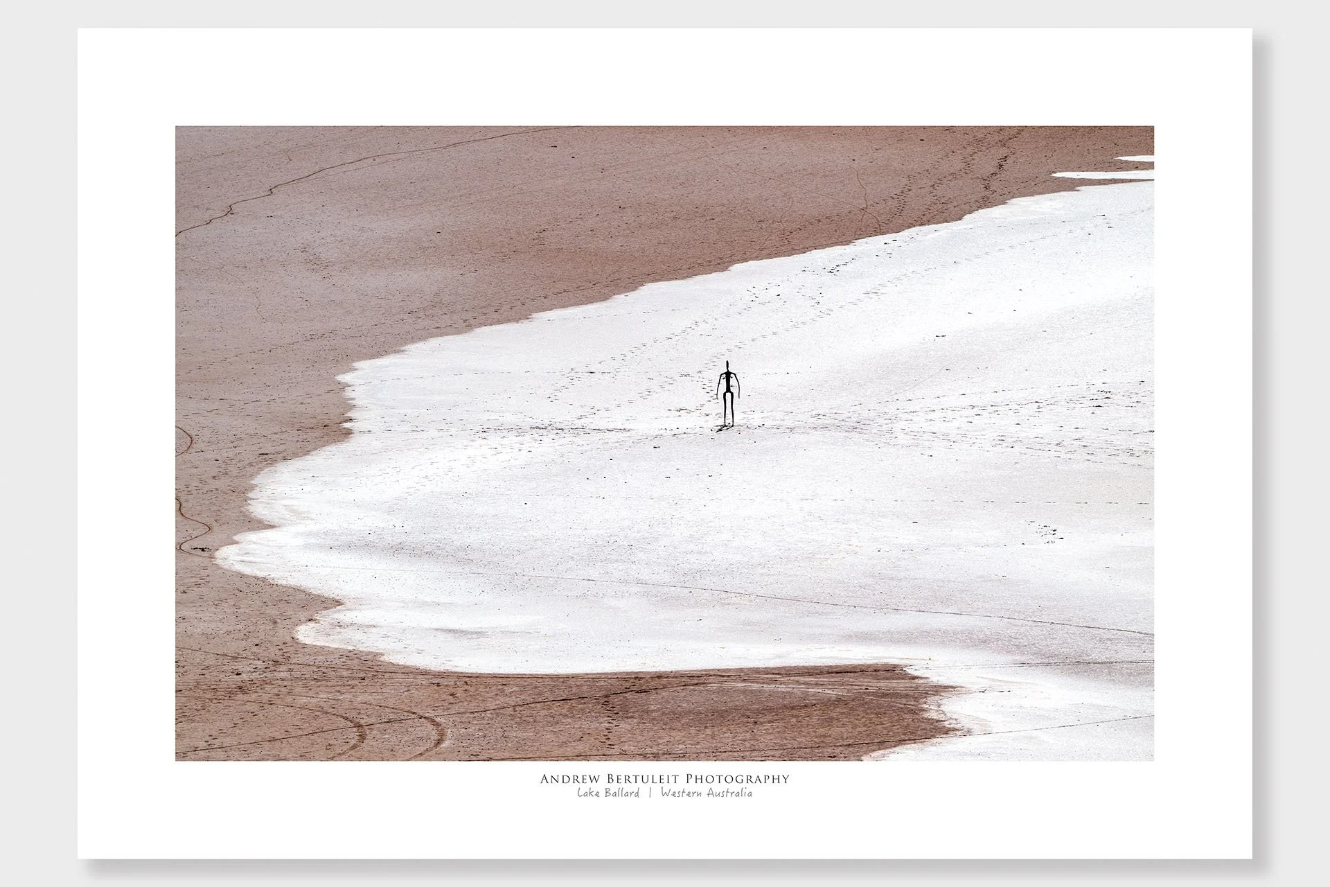Salt People print with white border, ready for a standard frame