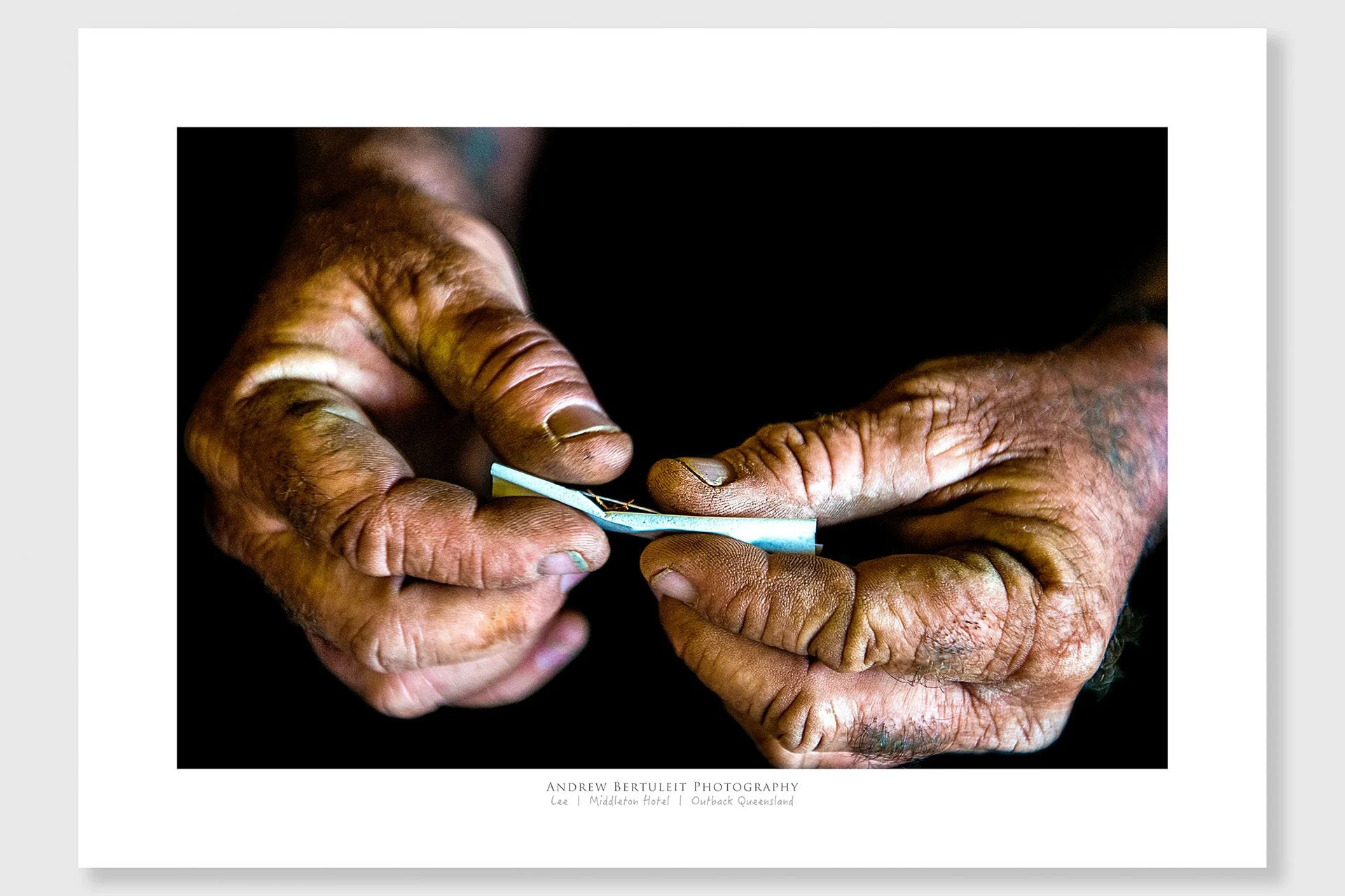 Roll your own print with white border, ready for a standard frame