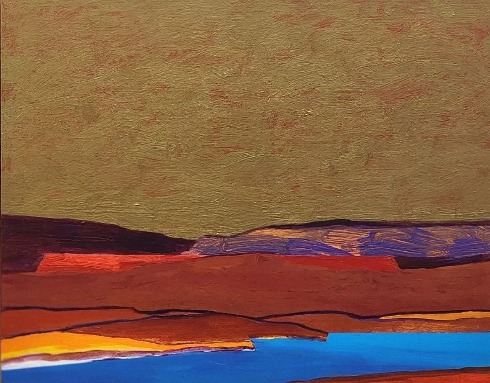The River, 24 x 30 inches, acrylic on canvas. AVAILABLE at Mark Sublette Medicine Man Gallery.