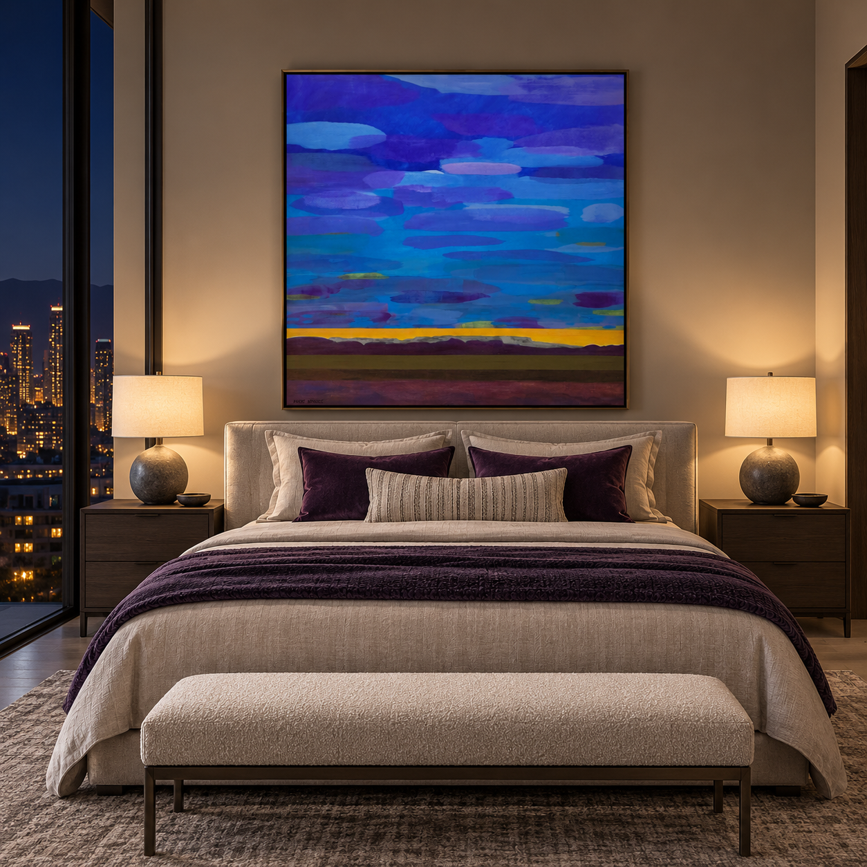 View While Traveling - Acrylic on Canvas