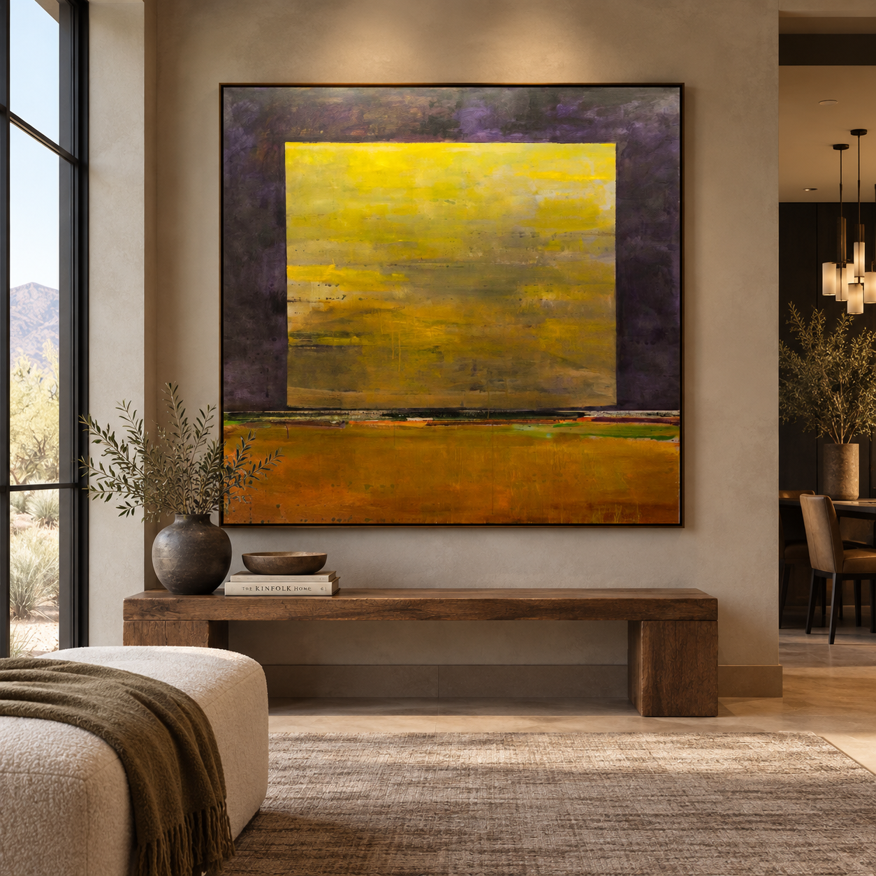 Arc of Atmosphere - Acrylic on Canvas