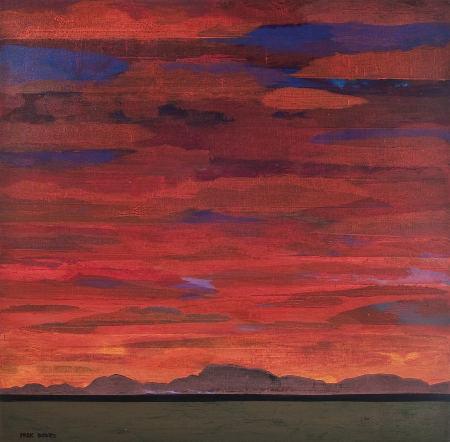 Solitude, 40 x 40 inches, acrylic on canvas. Available at Whitney Modern. 