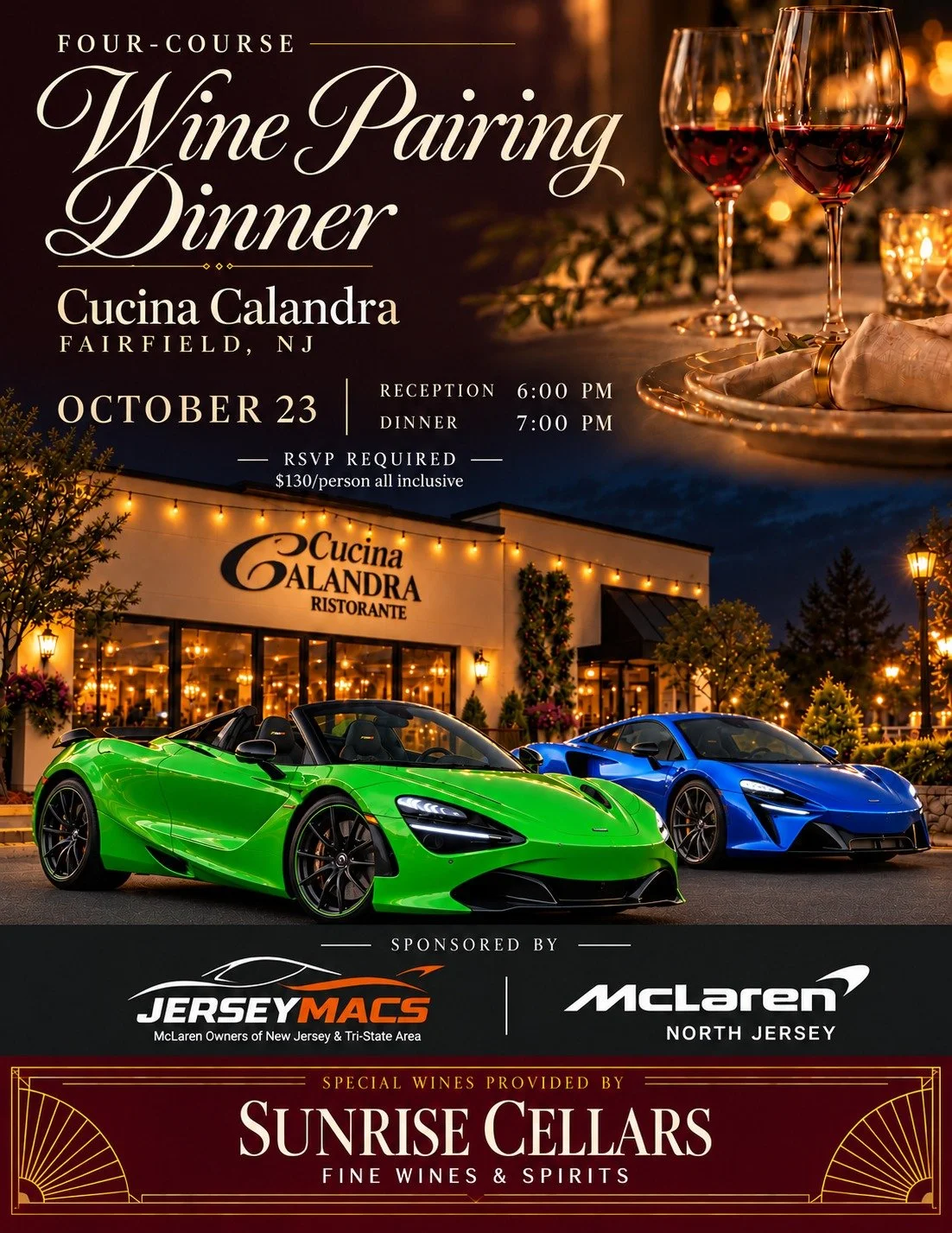 Cucina Calandra Wine Pairing Dinner