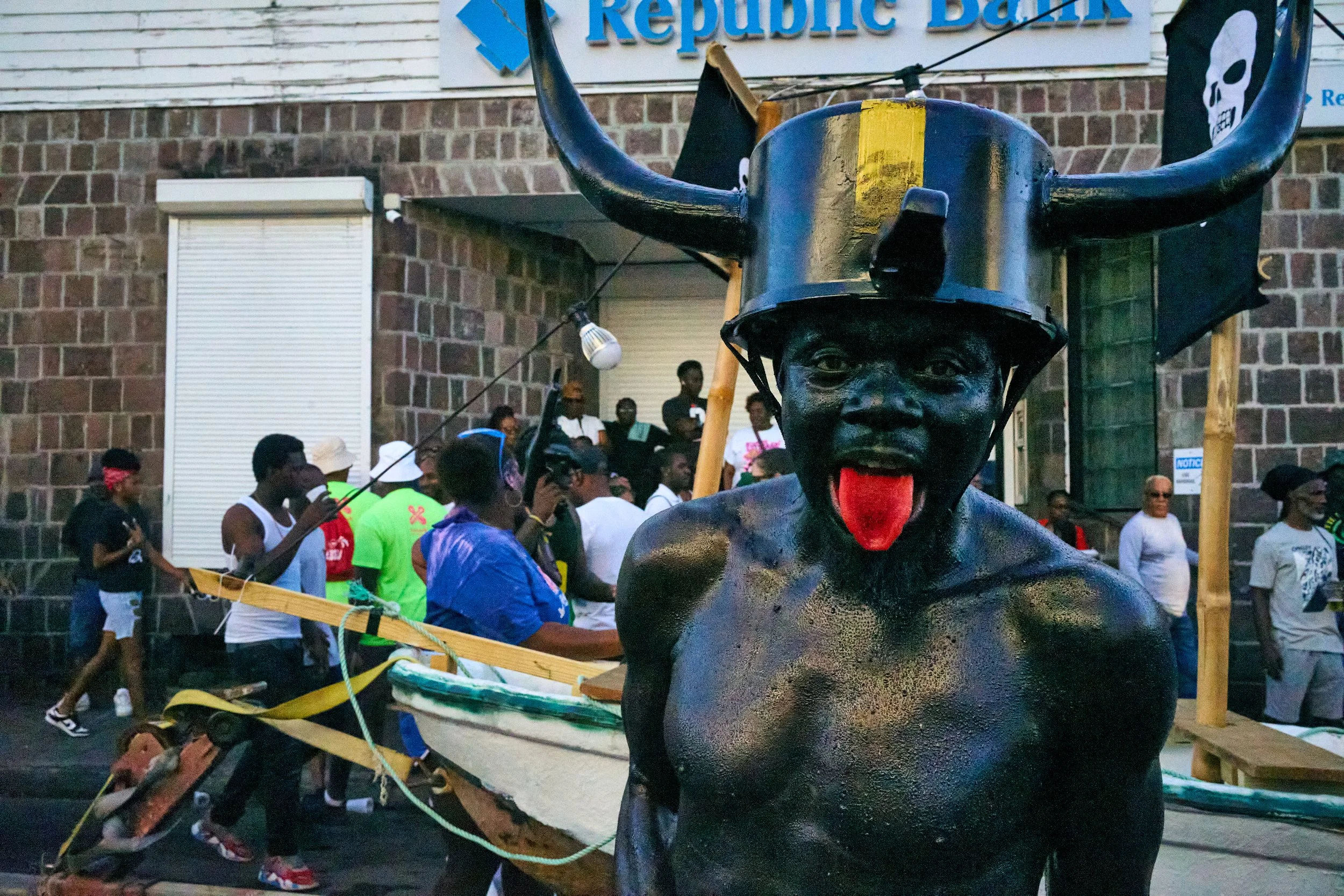 Jab Jab at J'ouvert, Basseterre, St. Kitts 