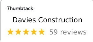 Review for Davies Construction with a five-star rating and 59 reviews.
