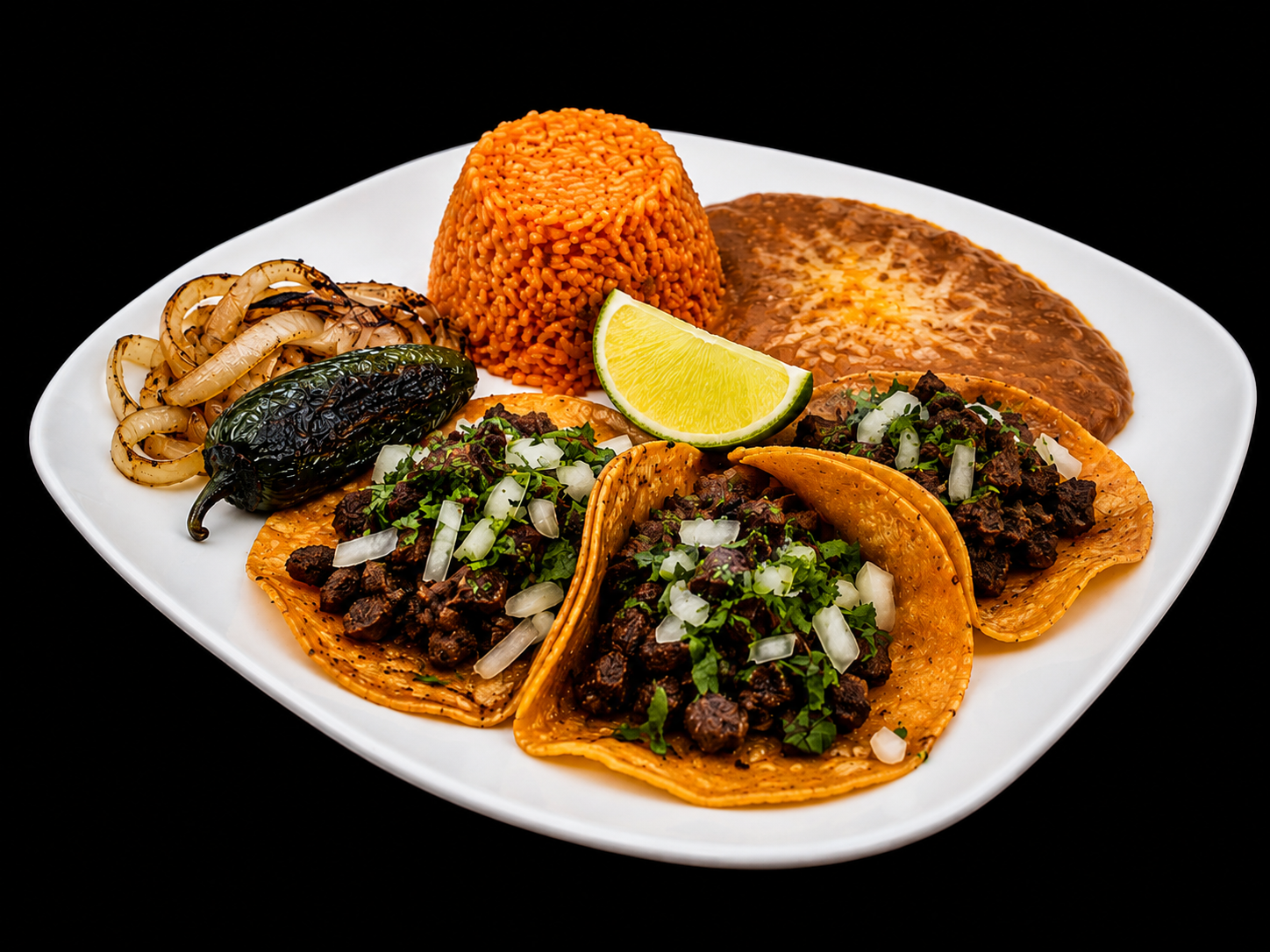 3 Street Tacos Dinner