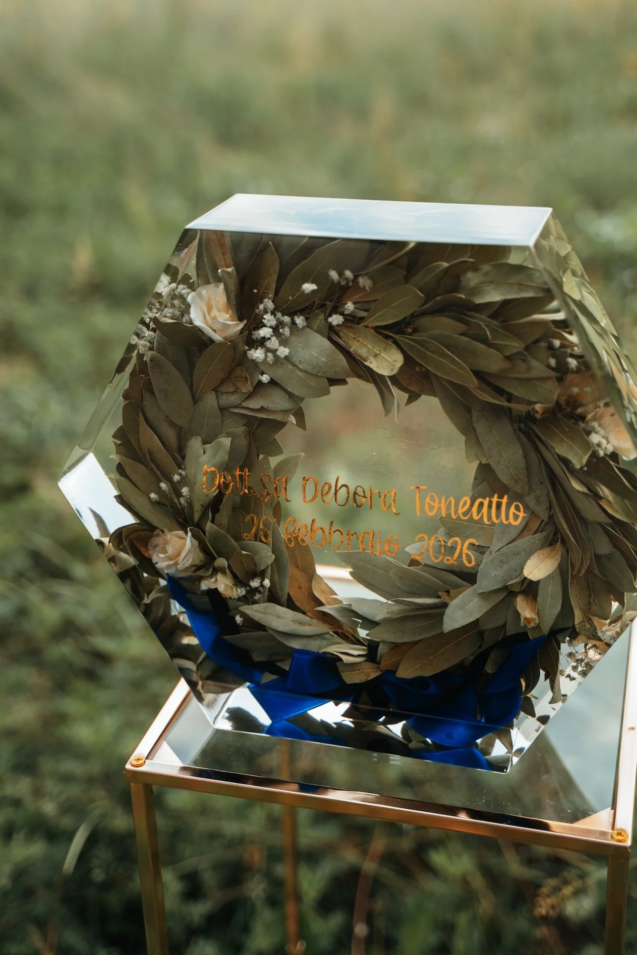 Conservazione corona di laurea