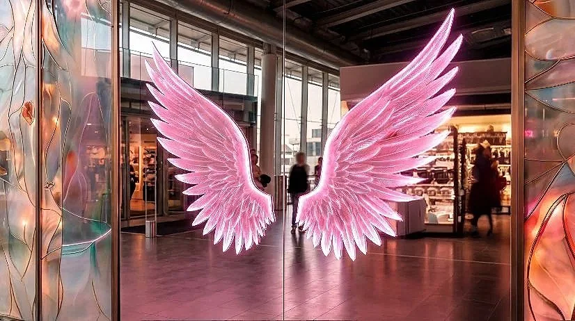 The Angel Wings Victoria's Secret for selfie, photo taking, spread positivity
