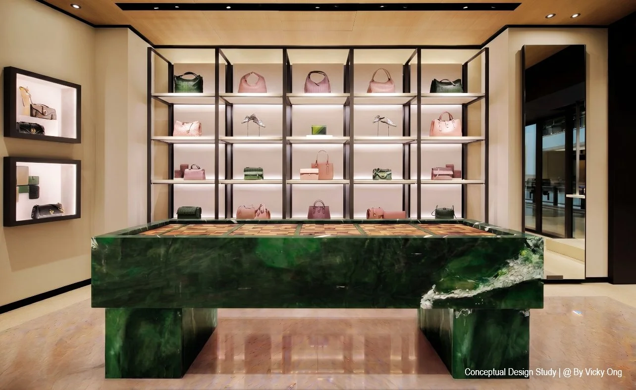 Centerpiece Display Counter | BOTTEGA VENETA KLCC