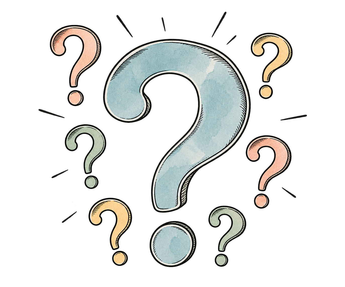 Illustration of a PMHNP exam candidate facing one difficult question, representing the reminder not to let a single hard question define the whole ANCC board exam.