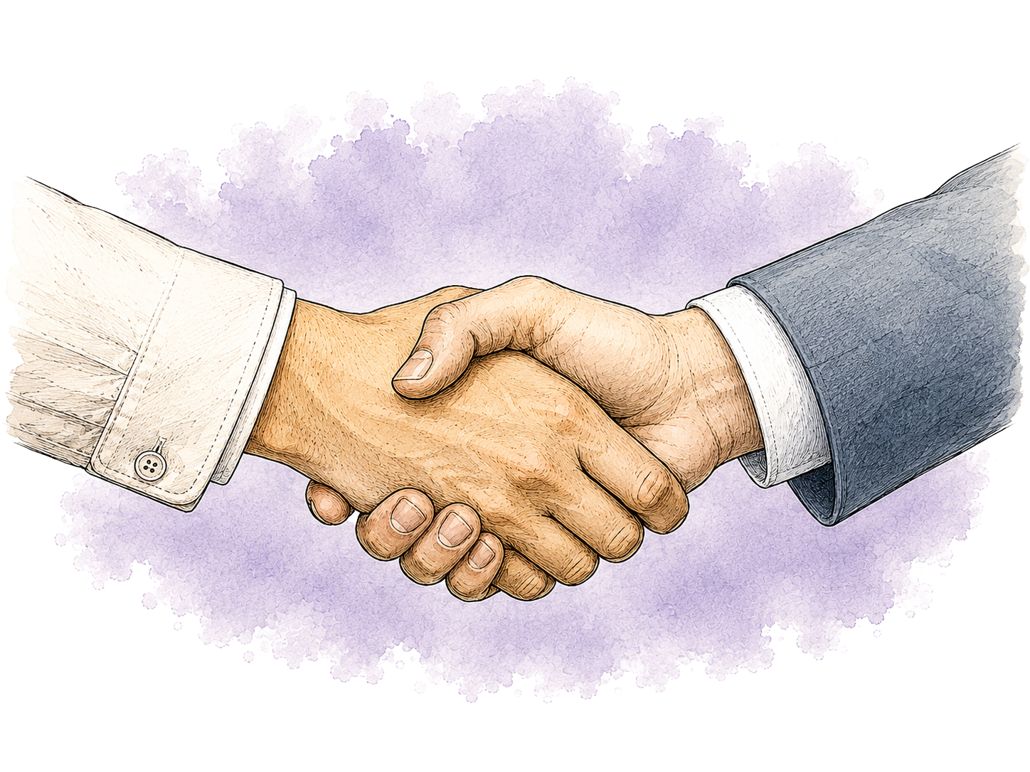 Handshake representing how pharmacokinetics and pharmacodynamics work together in medication response and PMHNP psychopharmacology.