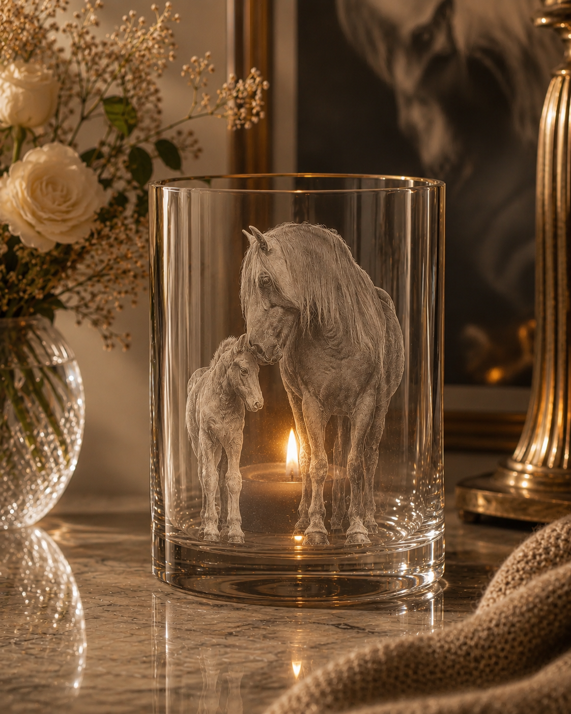 Vellara - The Sanctuary of the Bond Crystal Candle Holder