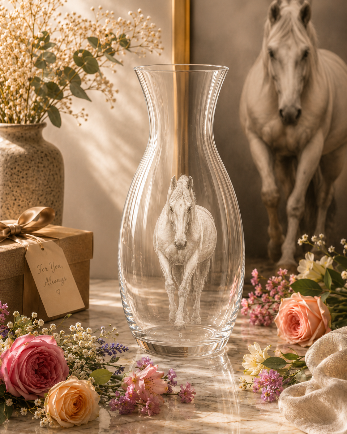 Seraphine - The Presence of the Path Luigi Bormioli Crystalline Carafe & Vase