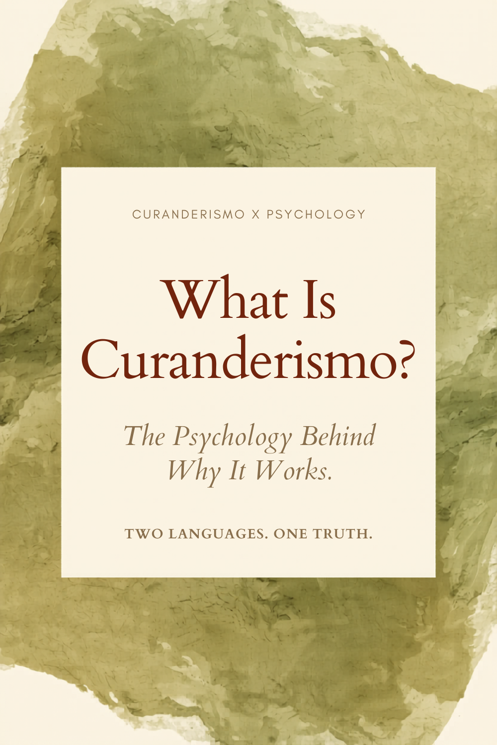 Your Abuela's Curandera Was Practicing Psychology Before It Had a Name