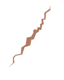 Close-up of a cracked and broken chocolate bar with pieces separated.