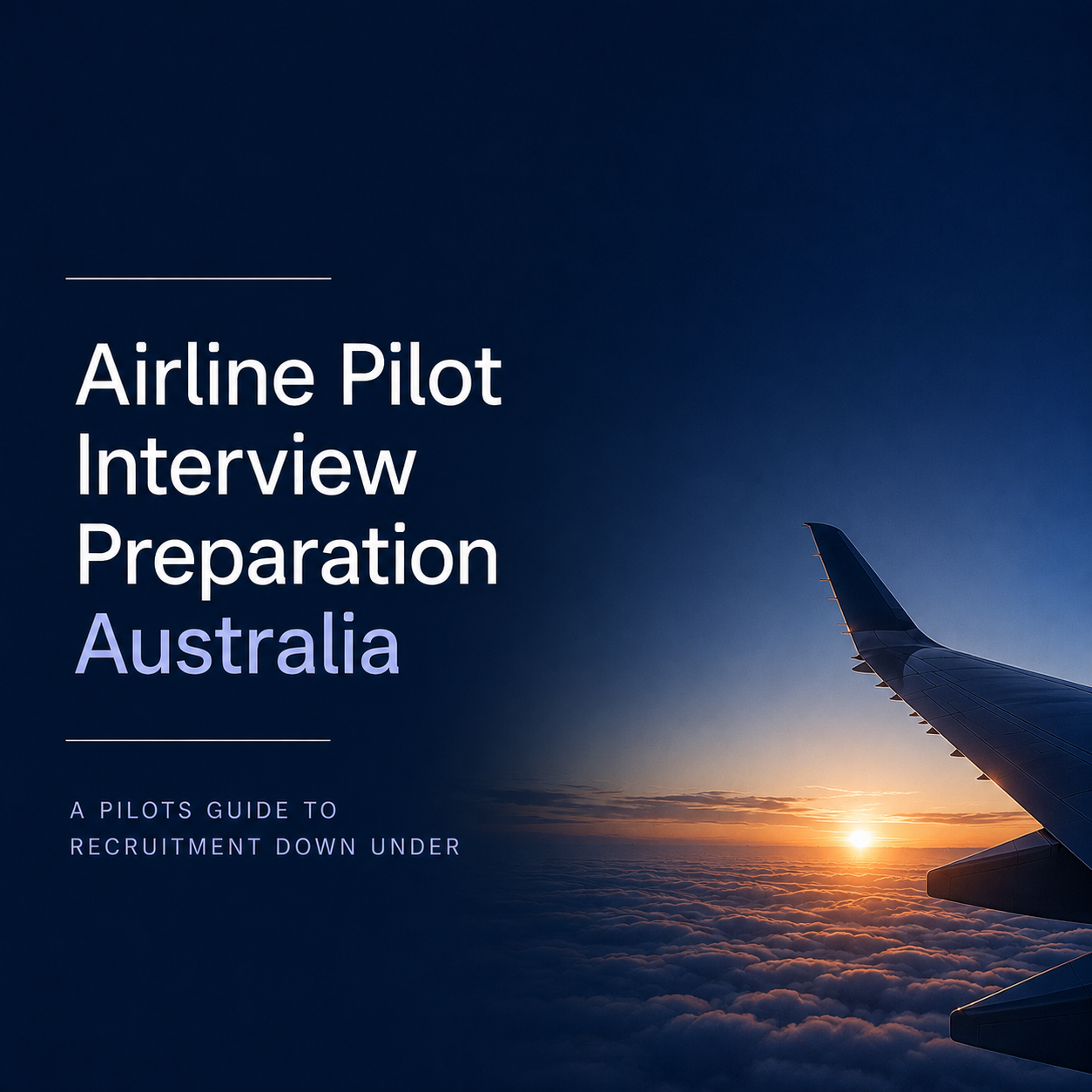 Pilot Interview Preparation Australia. The complete guide for Australian Pilots. 