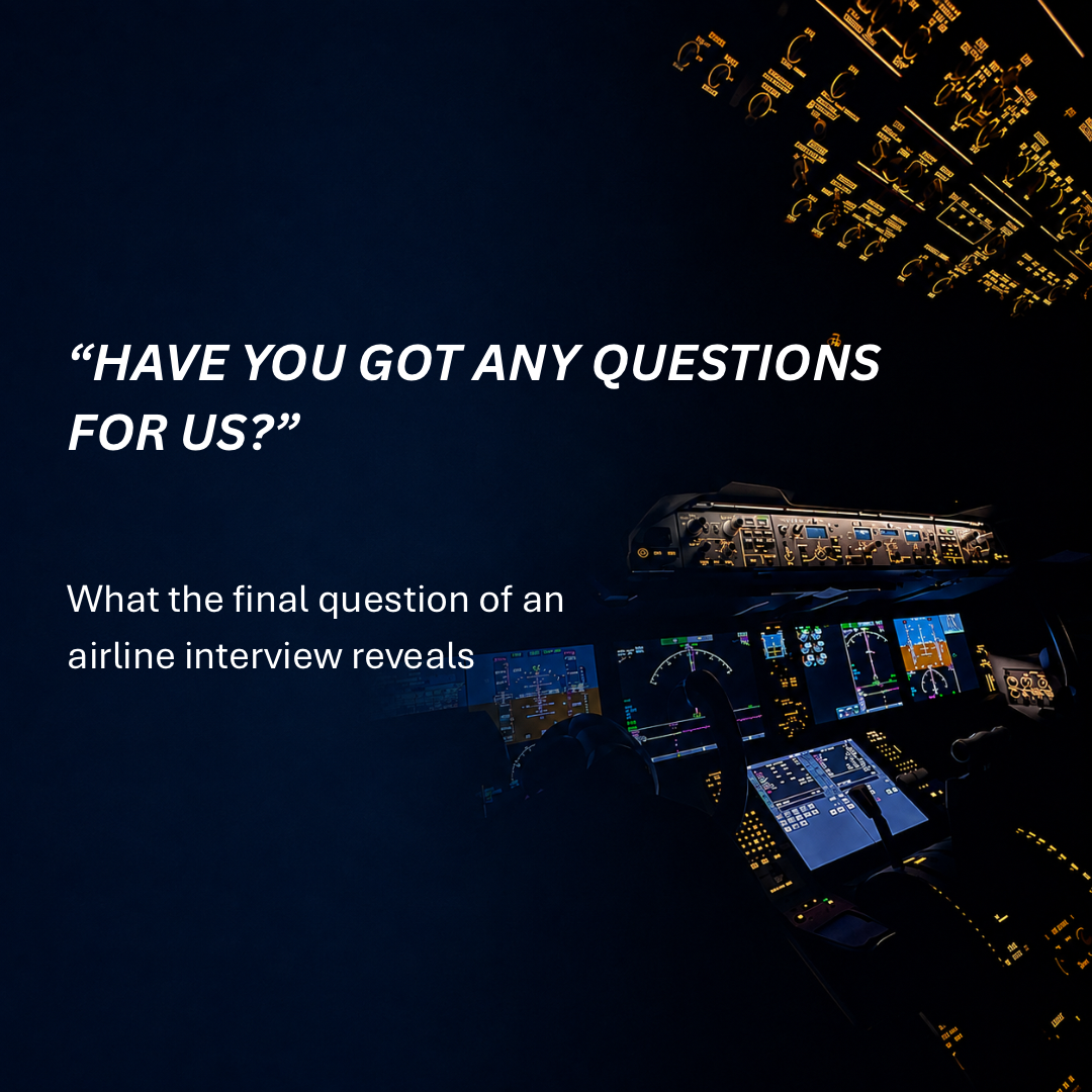 Questions to Ask at the End of a Pilot Interview