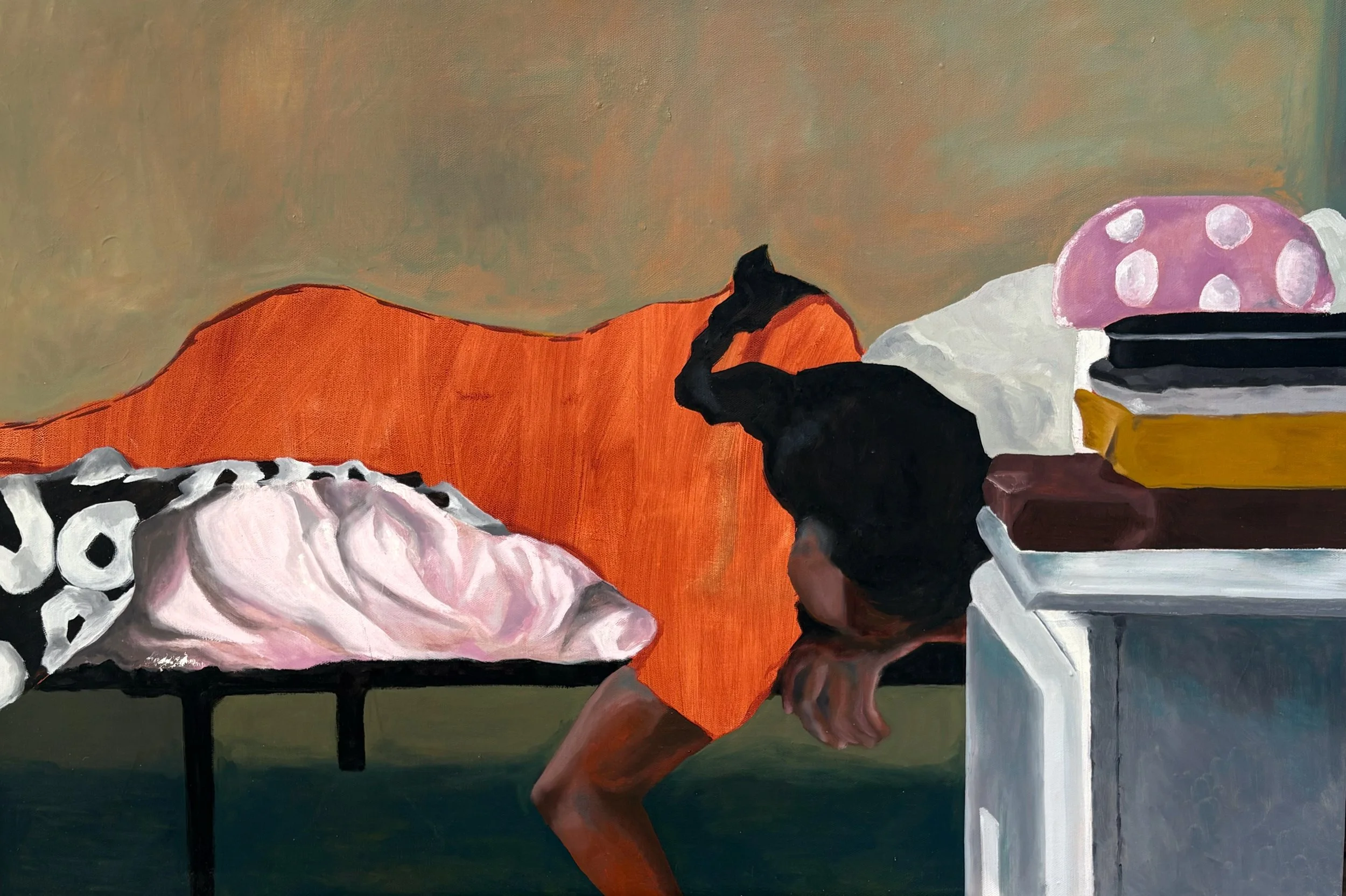 "Lazy Susan" 24 x 36 in, 2022