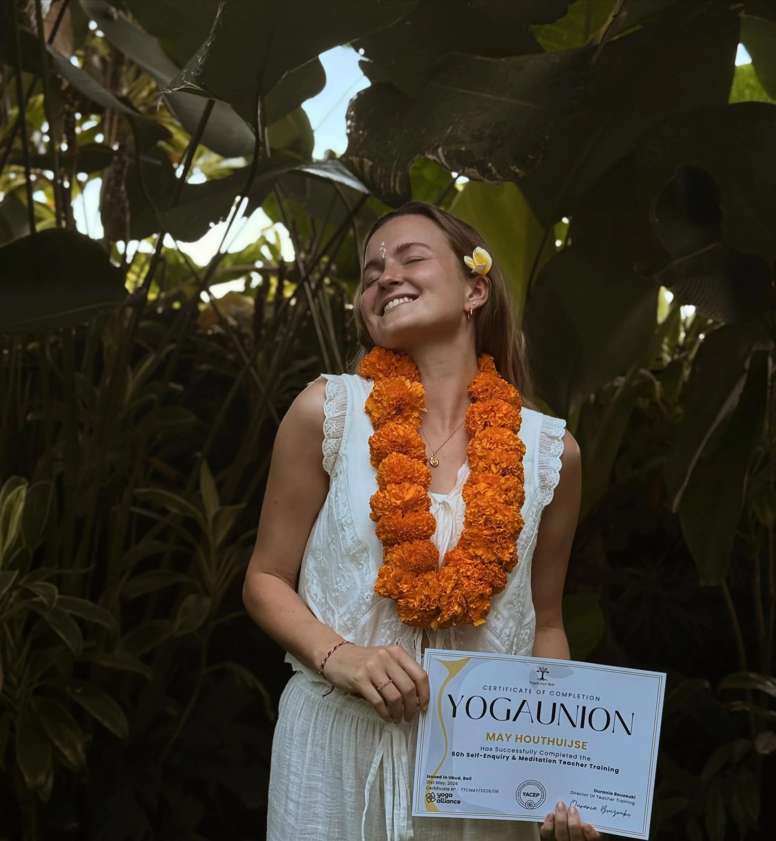 just spent such a transformative week in the middle of the rice fields here in Ubud, completing my Self Enquiry &amp; Meditation Teacher Training. ᯽᯽᯽

I learned so much and feel deeply grateful for this experience. We spent hours meditating, learnin