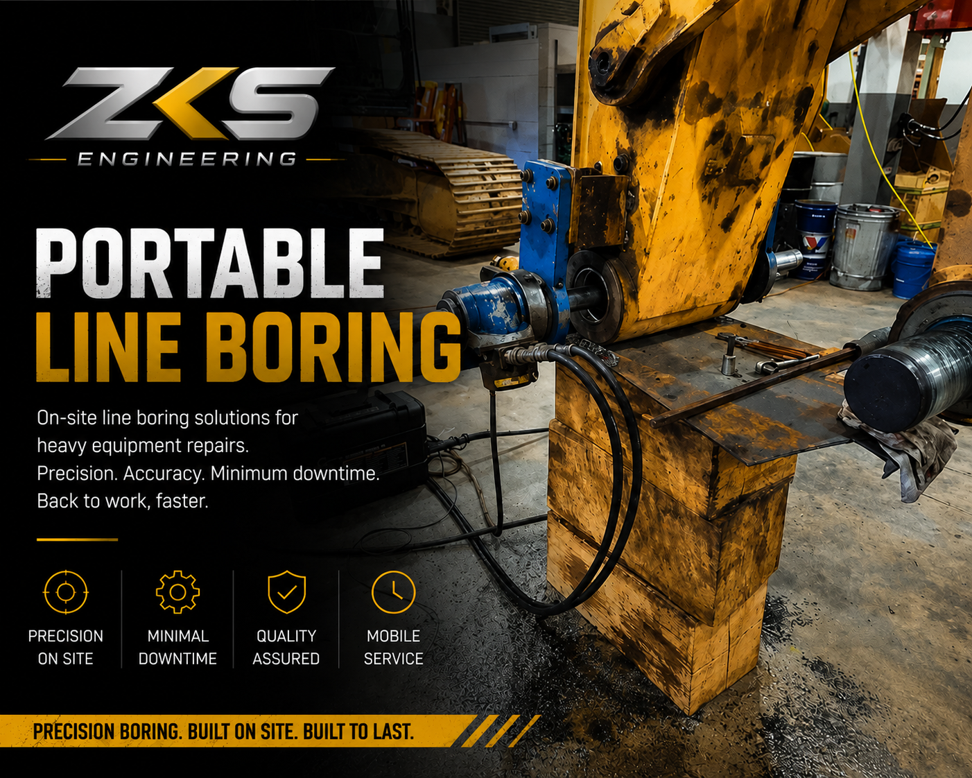 Portable Line Boring