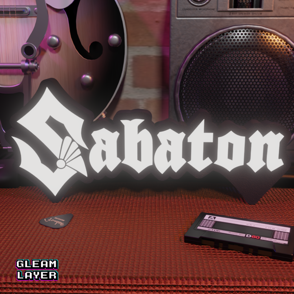 Sabaton LED RGB Light Sign Heavy Metal Wall Decor