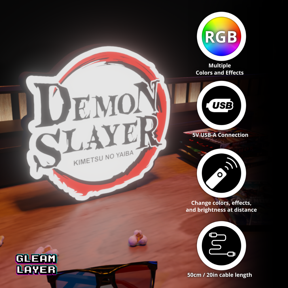 Demon Slayer Hashira Era RGB Atmosphere Display for Entertainment Rooms