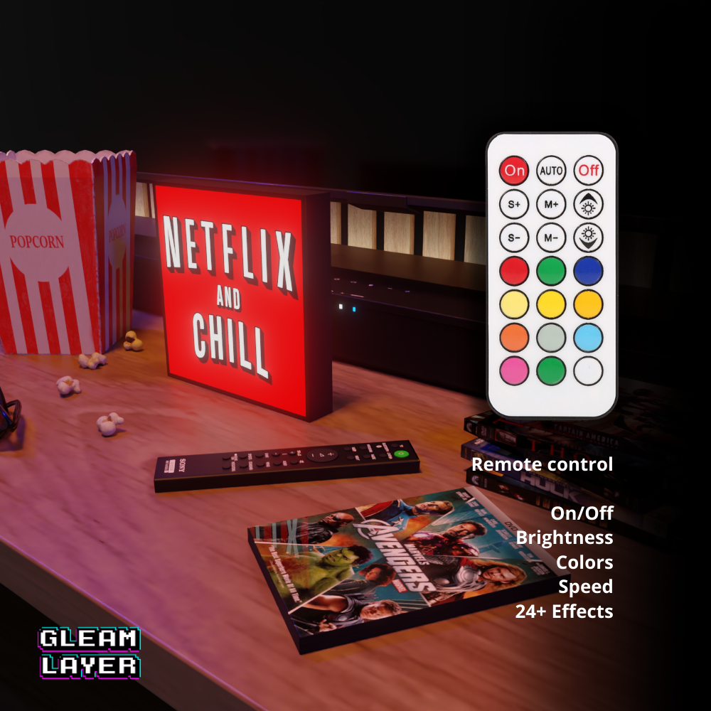 Netflix and Chill Ambient LED Decor for Chill & Comfort Spaces