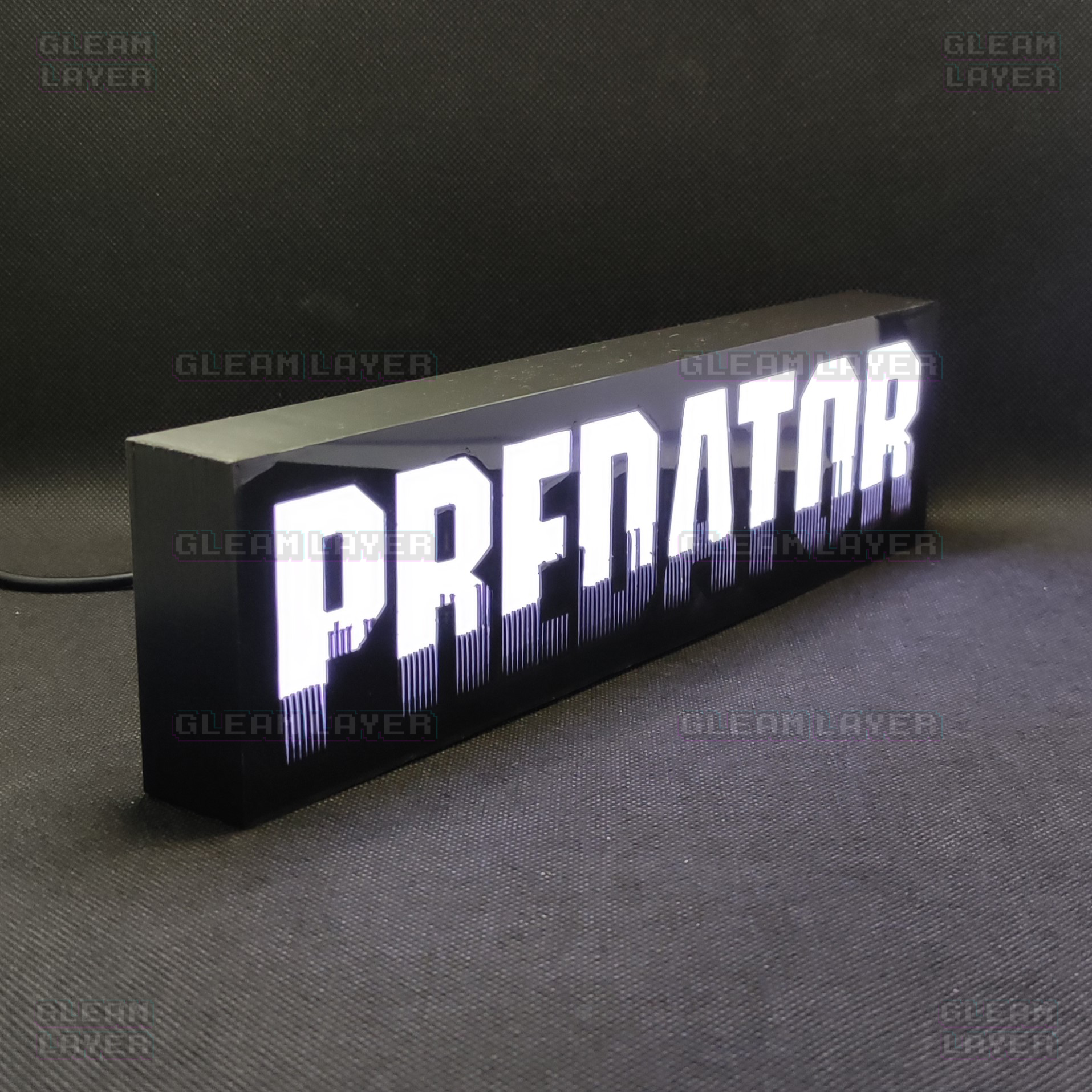 Predator Movie Classic Action Horror RGB Atmosphere Display for Entertainment Rooms