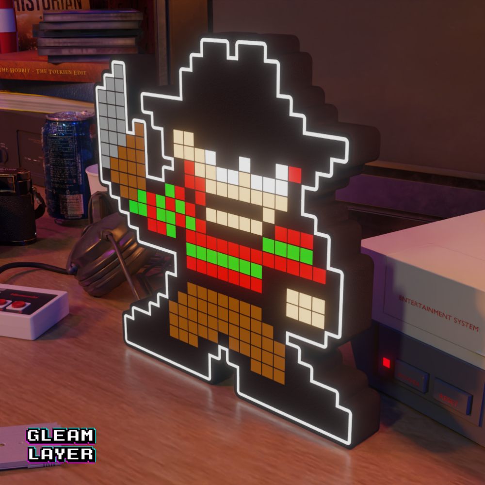 Game Over Neon Style Wall Accent for Gaming Setups