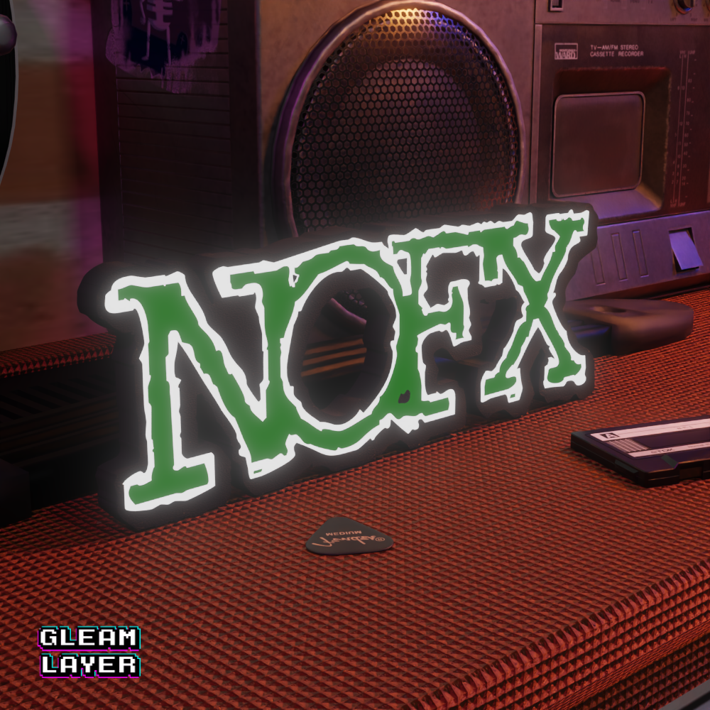 NOFX Inspired LED Lightbox for Punk Rock Collectors