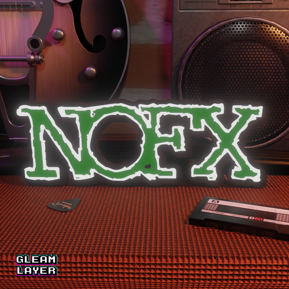 Skate Punk RGB Glow Sign for Underground Music Rooms