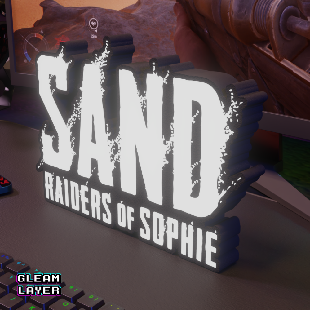 SAND Raiders of Sophie Neon LED Gaming Light Sign