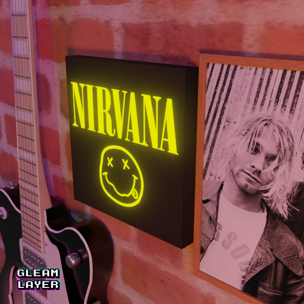 Seattle Grunge Neon Style Wall Light for Music Studio Decor