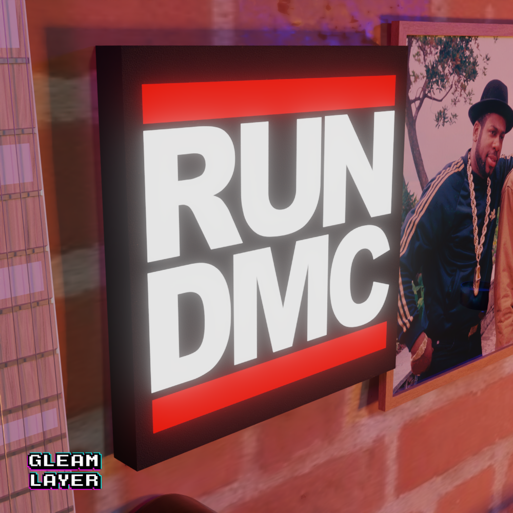 Classic Rap Pioneer LED Lightbox for Music Studio Decor