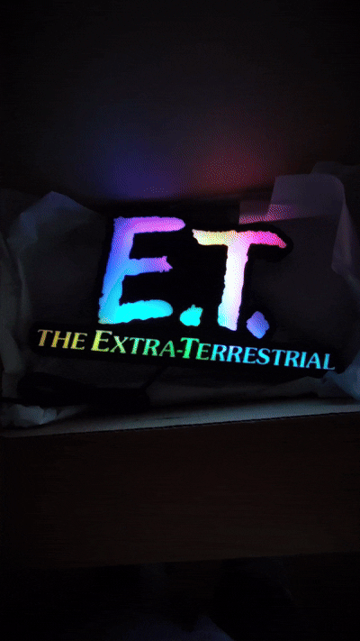 E.T. the Extra-Terrestrial Movie Led RGB Light Sign